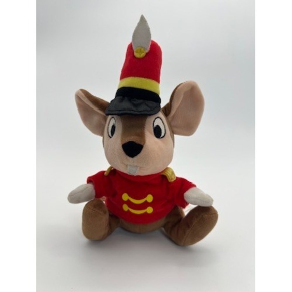 Disney Dumbo Timothy Q Mouse Plush 9.5 Inch Circus Ringmaster Red Uniform Toy